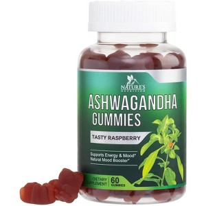 Ashwagandha Gummies with Natural Extra Strength 30:1 Ashwagandha Root Extract - 60 Gummies - 1 of 4
