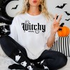 S.W.Smiley Witchy Bold - Women's Garment Dyed Graphic T-Shirt - 3 of 4
