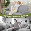 Vipbear 68" Loveseat Sofa, Comfy Couches for Living Room, Mid Century Modern Love Seat Sofa, Small Couches for Bedroom Office - 4 of 4