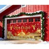 7x16ft Christmas Garage Door Banner - Weather-Resistant Vinyl Holiday Banner for Outdoor Indoor Decor, Home, Church & Party (Blue) - 2 of 4