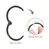 Unique Bargains Carbon Steel Loose Leaf Binder Snap Shower Curtain Rings 12 Pcs - 4 of 4