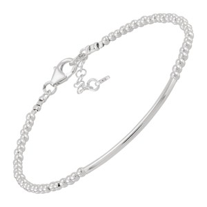 Silpada 'Delicate Intent' Sterling Silver Hematite Bracelet, 7.5" + 1" - 1 of 4