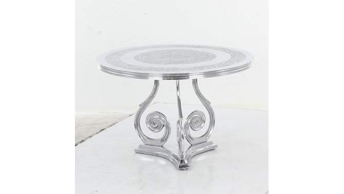 Traditional Aluminum Coffee Table Silver Fox - Olivia &#38; May, 2 of 11, play video