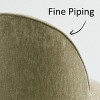 Modern Barrel Upholstered Dining Chair with Wheels Round Dining Room Chair Chenille Dining Chair for Kitchen,Dining Room -Tanpinhause - 4 of 4