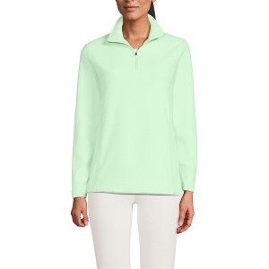 Lands' End Women's Anyweather Fleece Quarter Zip Pullover - 1 of 4