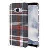 Reiko Samsung Galaxy S8 Checked Fabric Case in Brown - 2 of 4