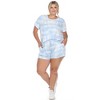Plus Size 2 Piece Top & Shorts Lounge Set - 2 of 4
