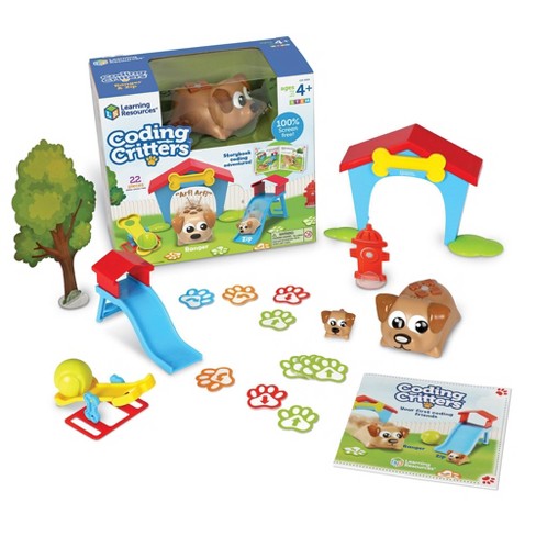  Learning Resources Coding Critters Ranger & Zip,22 Piece Set,  Ages 4+, Screen-Free Early Coding Toy for Kids, Interactive STEM Coding  Pet, Gifts for Boys and Girls : Toys & Games
