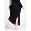 ELOQUII Women's Plus Size Intarsia Sweater Skirt - 3 of 4