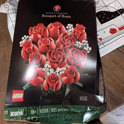  LEGO Icons Bouquet of Roses, Artificial Flowers for Home Décor,  Gift for Mother's Day, Anniversary or Any Special Day, Unique Build and  Display Model from The Botanical Collection, 10328 : Toys