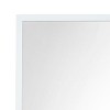 GlasFlength Decorative Wall Mirrors Spacious Mirror Open Mirror Bright Mirror Airy Mirror Rectangular Mirror for Bathroom, White, 39.57"*0.98"*39.57" - 3 of 4