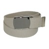CTM Cotton Adjustable Belt with Nickel Finish Buckle (Pack of 3) - 2 of 4