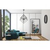 Z-Lite Euclid 6 - Light Chandelier in  Matte Black - 4 of 4