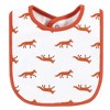 Hudson Baby Infant Boy Cotton Bib and Sock Set, Little Fox - 4 of 4