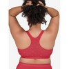 Leading Lady Women's The Serena - Wireless Racerback Cotton Sports Bra (514) - 2 of 4