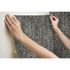 RoomMates Ornate Ogee Peel and Stick Wallpaper Black/Taupe: Removable Vinyl, Self-Adhesive, Abstract Pattern, 28.2 Sq Ft Coverage - 4 of 4