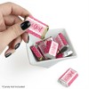 Big Dot of Happiness It’s a Girl - Mini Candy Bar Wrapper Stickers - Pink Baby Shower Small Favors - 40 Count - 2 of 4