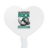 Slippery Rock Secondary Logo Heart Love Cupcake Picks Toppers Decoration Set of 6 - 2 of 4
