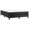 Bed Frame Black Faux leather, plywood, engineered wood Double - 3 of 4