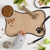 Bone Dry Taupe Bone Emb Paw Pet Placemat - 4 of 4