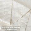 Soft Microfiber Fabric Shower Curtain or Liner with Decorative Embossed Pattern, Water Repellent - 4 of 4