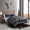 Wrangler City Flats Plaid Comforter Set Blue - 4 of 4