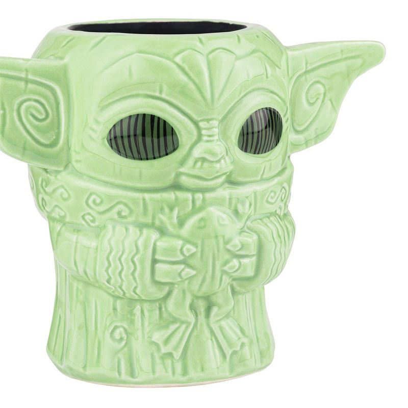 Beeline Creative Geeki Tikis Star Wars: The Mandalorian "Baby Yoda" Mug With Frog | 16 Ounces, 3 of 9