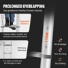 VEVOR Telescoping Ladder, 18.5 FT Aluminum One-button Retraction Collapsible Extension Ladder, 400 LBS Capacity with Non-slip Feet - 4 of 4