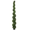 Zeus & Ruta 7FT Artificial Spiral Topiary Trees with Twisted Green Design for Garden, Porch, Patio Decor, 1pcs/Set - 2 of 4