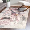 Pastello Modern Abstract Muted Flowers Area Rug - JONATHAN Y - 4 of 4