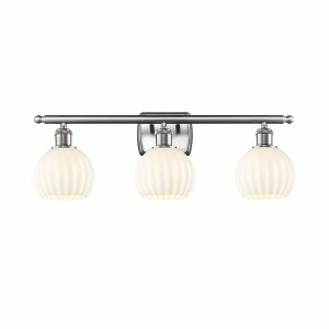 White Venetian - 3 Light Bath Vanity In Modern Style-9 Inches Tall and 26 Inches Wide - 1 of 1