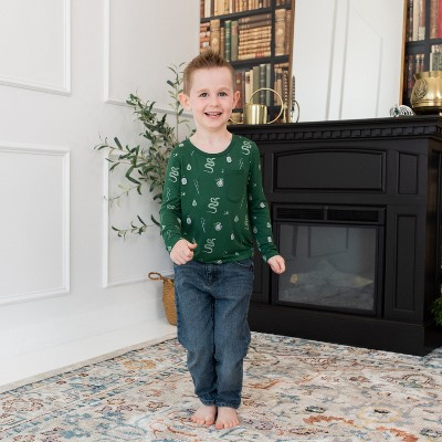 Long Sleeve Toddler Crew Neck Tee in Slytherin™