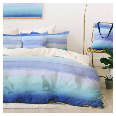 blue twin bed set