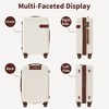 Whisen 4-Piece Luggage Set with Packing Cubes & TSA Lock (16"/20"/24"/28") - 2 of 4