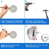 Vynxaria 8-Inch LED Wall Mount Magnifying Makeup Mirror - 360¡ã Rotation & 12-Inch Extension - 4 of 4