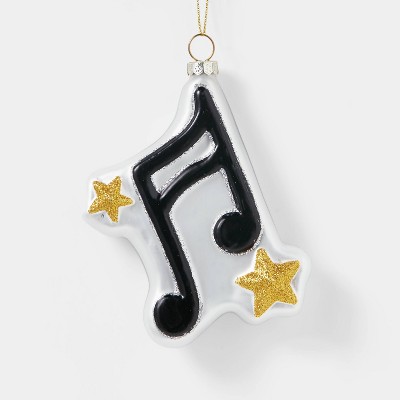 Glass Music Note Christmas Tree Ornament - Wondershop™