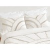 Sweet Jojo Designs Queen Duvet Cover and Shams Set Tufted Sun Ivory Beige 3pc - 4 of 4