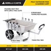 Gorilla Carts 200 Pound Capacity Foldable Heavy Duty Poly Fishing And ...