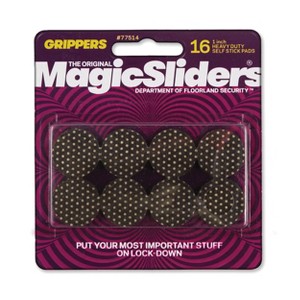 Magic Sliders 16pk 1" HD Adhesive Gripper Pad - 1 of 2