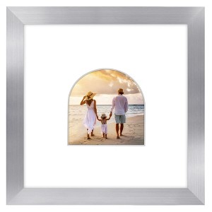 Americanflat Picture Frame with Oval Mat Insert and Shatter-Resistant Glass - Signature Collection - Photo Frame for Wall Display - 1 of 4