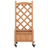 vidaXL White Iron 4-Floor Flower Stand with Wheels, Durable Plant Rack with Strong Frame and Versatile Storage Shelf, 17.3"x9.1"x31.5" - 4 of 4