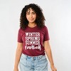 Simply Sage Market Winter Spring Summer Football Short Sleeve Tee - 2 of 4