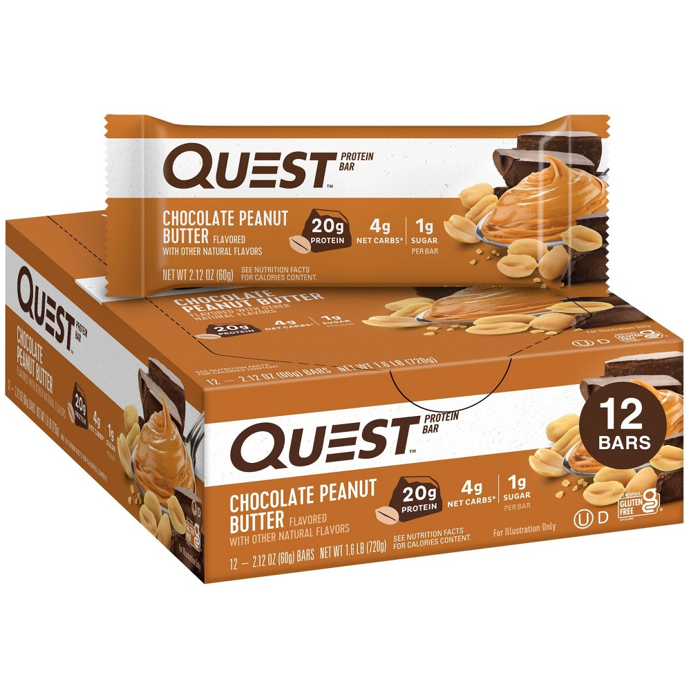 UPC 888849000463 product image for Quest Nutrition Protein Bars - Chocolate Peanut Butter - 12ct | upcitemdb.com