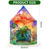 Etokfoks Dinosaur Tent for Kids Indoor Outdoor Playhouse 38.58 x 38.58 x 50.39 Inch Pretend Play Hideaway 1 Piece - 2 of 4