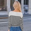 Women's Chic Cinched Waist Striped Knit Sweater - Cupshe - 4 of 4