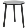 Ivitrio Round Accent Table - Black - Safavieh - 4 of 4
