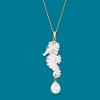 Ross-Simons Mother-Of-Pearl Seahorse Pendant With 9mm Cultured Pearl in 14kt Yellow Gold Size 2.25 - 3 of 4