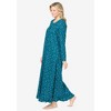 Dreams & Co. Women's Plus Size Long-Sleeve Gown - image 4 of 4