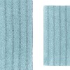 Knightsbridge Stylish And Comfortable Traditional Linear Design 2 PC Cotton Bath Rug Set 20"x30" & 24"x40" Ivory - 4 of 4