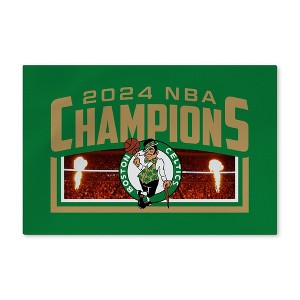 NBA Boston Celtics Gold Rise Washable Rug 20 x 32 inches - 1 of 4